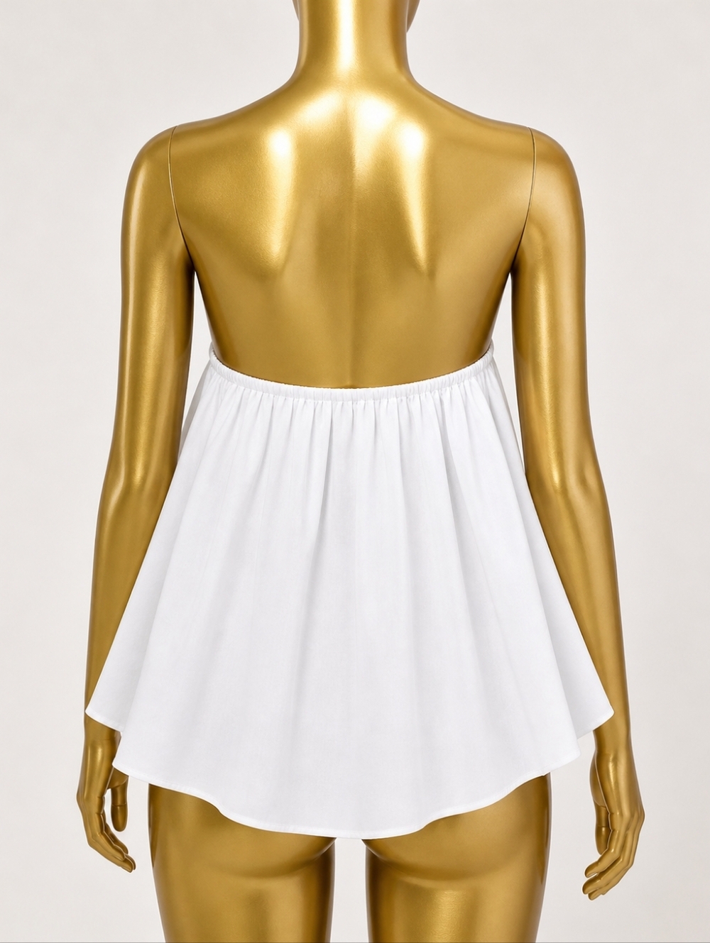 💋WHITE STRAPLESS RUFFLED TUBE TOP!!! - Picture 7 of 10